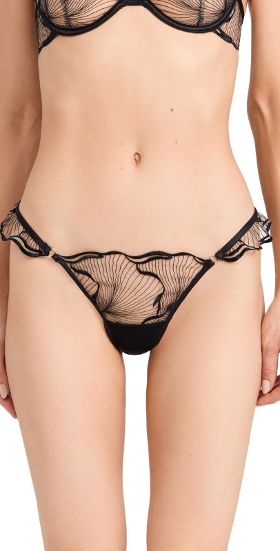 Bluebella Marabel Briefs Black/Sheer