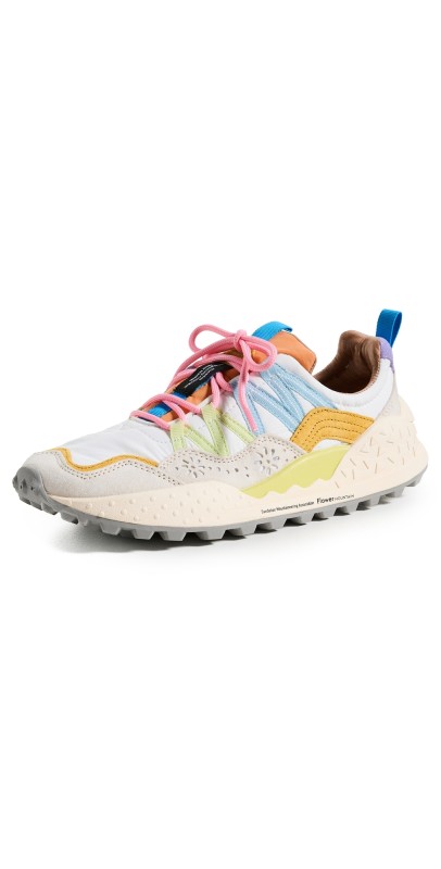Flower Mountain Washi Sneakers Beige/White/Multi