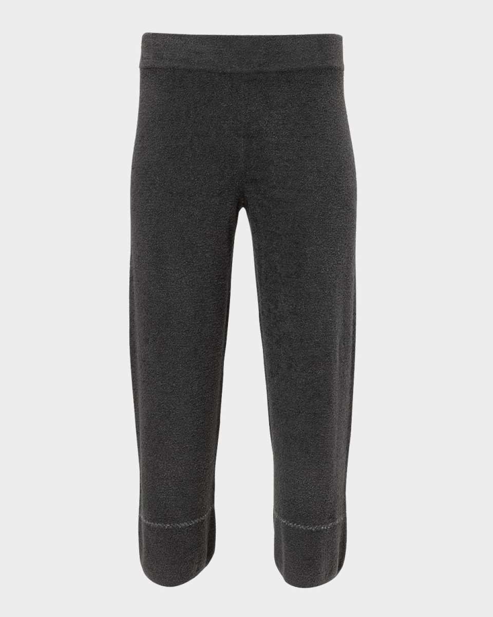 CozyChic Lite Contrast-Stitch Cropped Pants