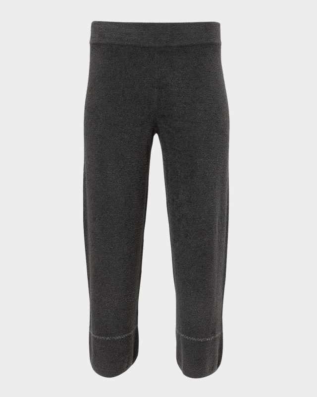 CozyChic Lite Contrast-Stitch Cropped Pants