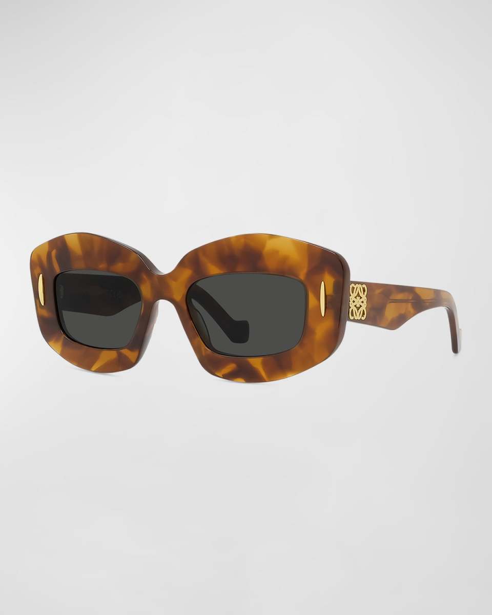 Anagram Plastic Rectangle Sunglasses