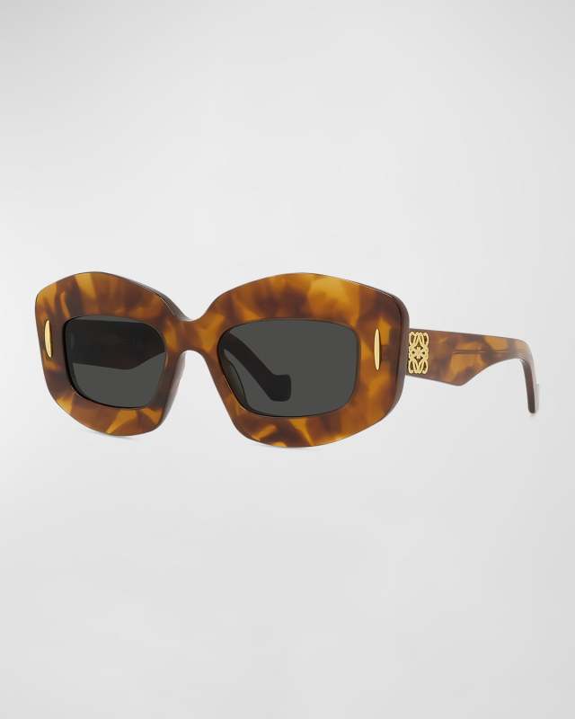 Anagram Plastic Rectangle Sunglasses