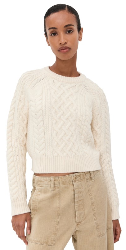 Nili Lotan Coras Sweater Ivory