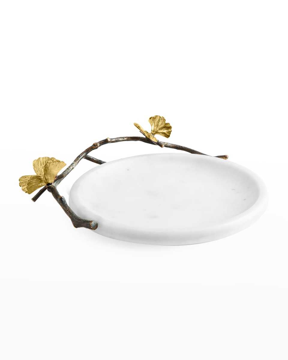 Butterfly Ginkgo Trinket Dish