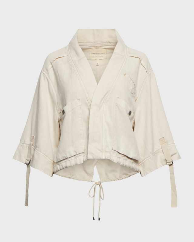 The Blissful Drawstring Utility Jacket