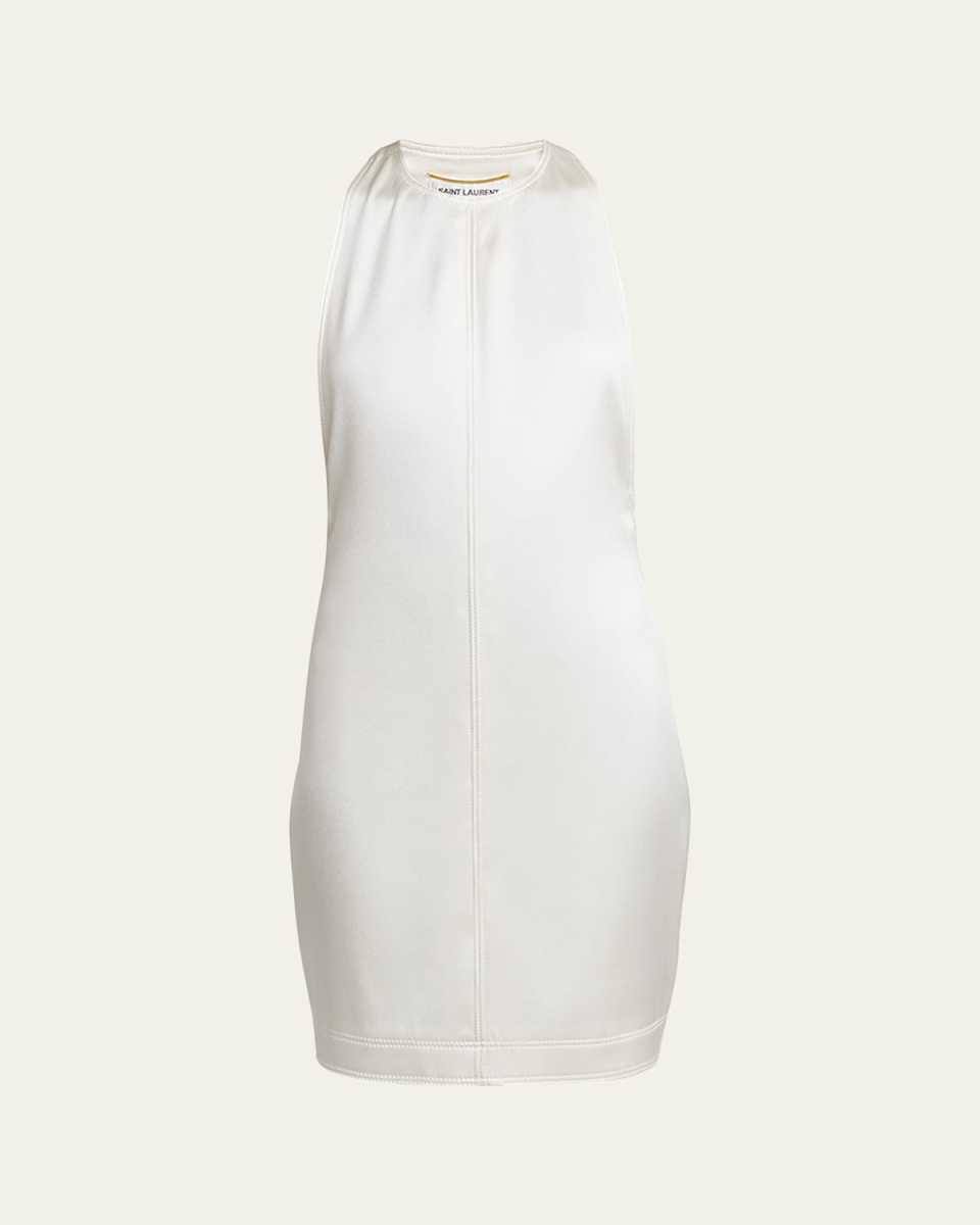 Racerback Sleeveless Mini Sheath Dress