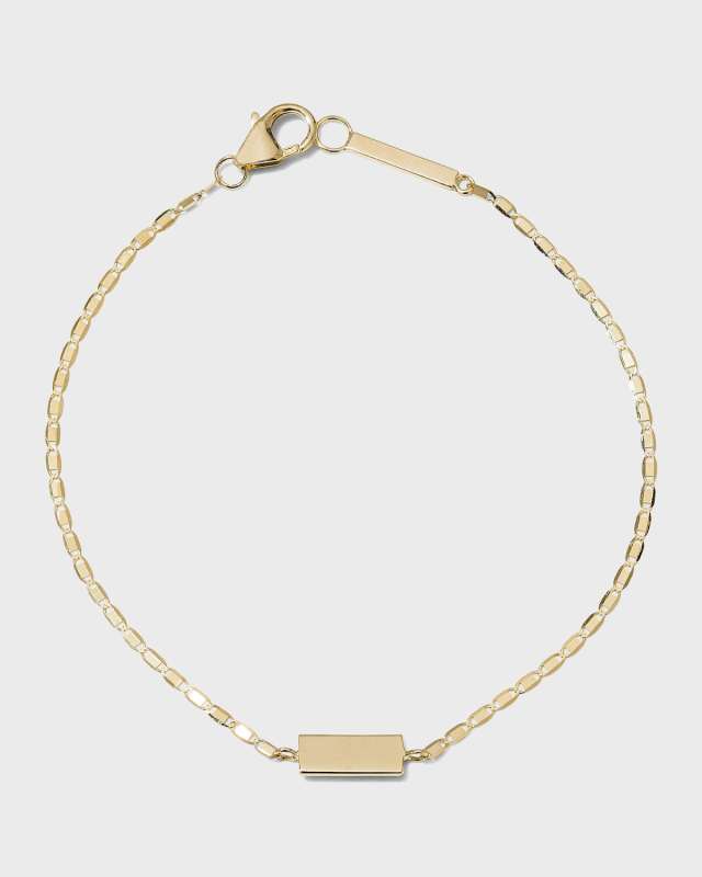 Petite Malibu Gold Tag Bracelet