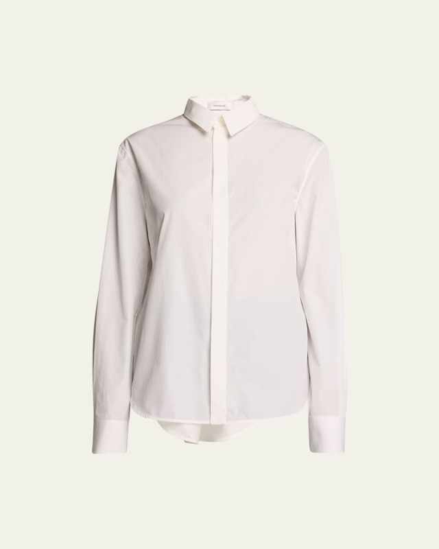 Classic Button Up Poplin Shirt