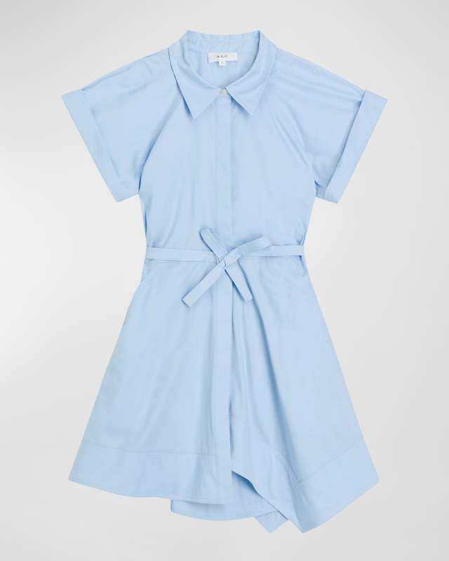 Julie Belted Mini Shirtdress