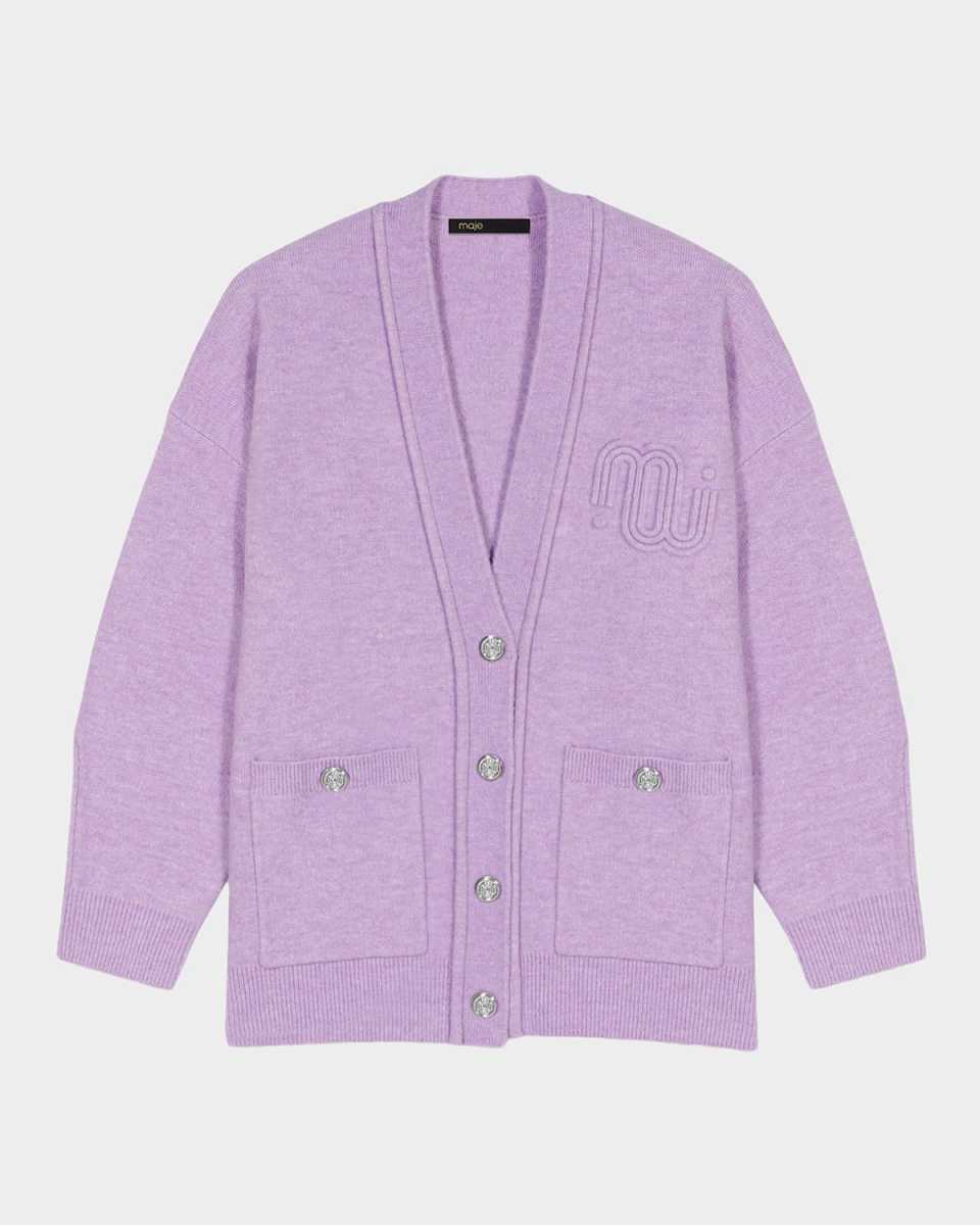 Mycollego Oversized Wool-Blend Cardigan