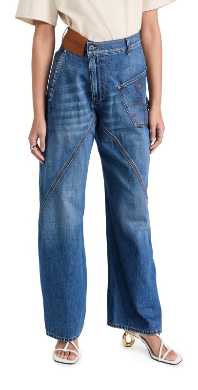 JW Anderson Twisted Workwear Jeans Light Blue