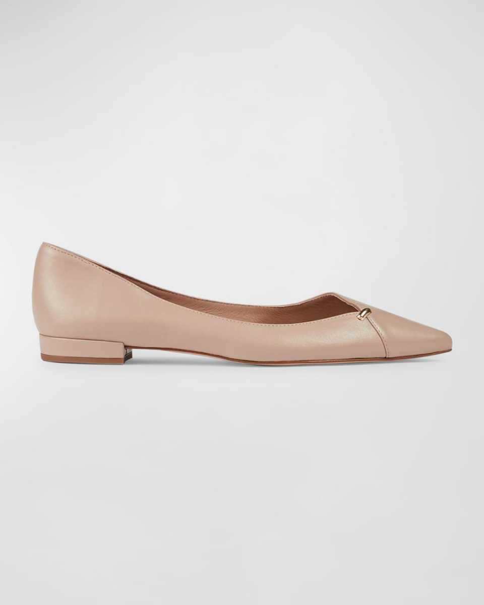 Cally Leather Ballerina Flats