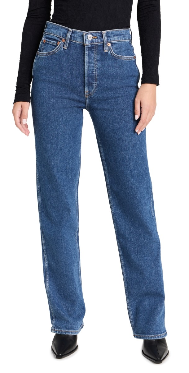 RE/DONE 90s High Rise Loose Jeans Western Rinse