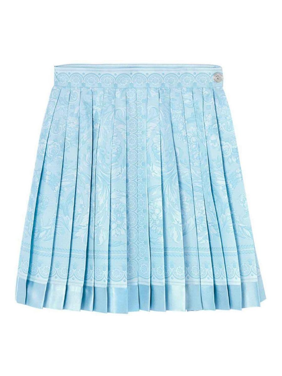 Versace Jupe Midi - Bleu Clair