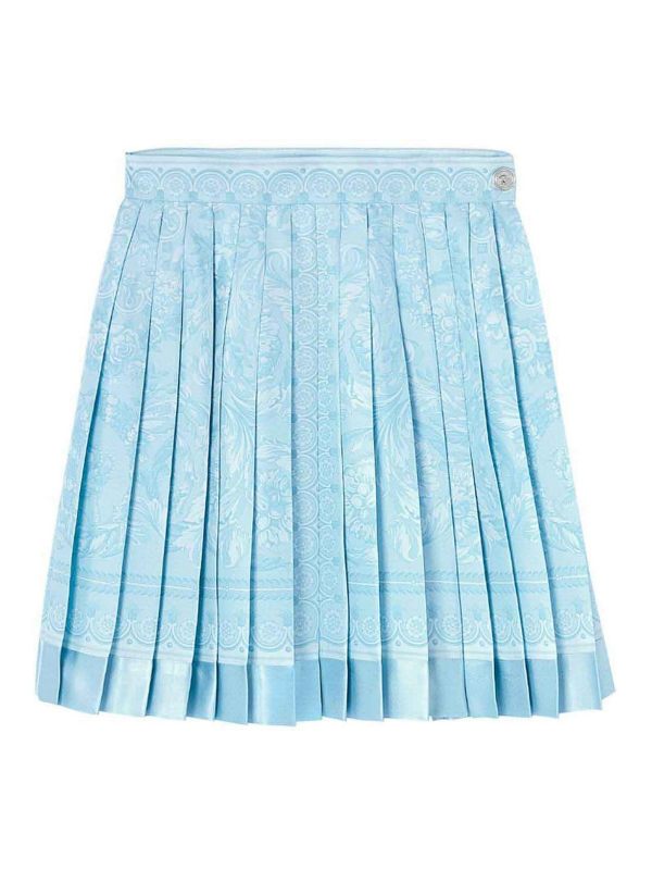 Versace Jupe Midi - Bleu Clair