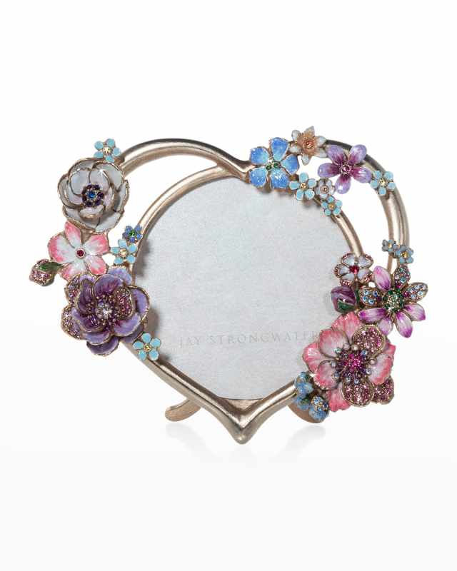 4" x 6" Heart and Flower Photo Frame