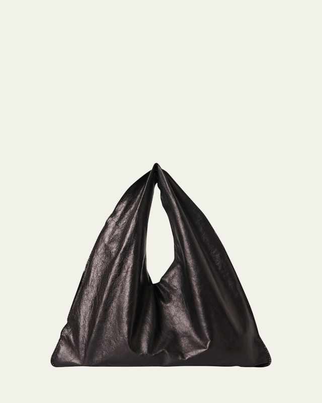 Small Bindle in Nappa Crackled Leather