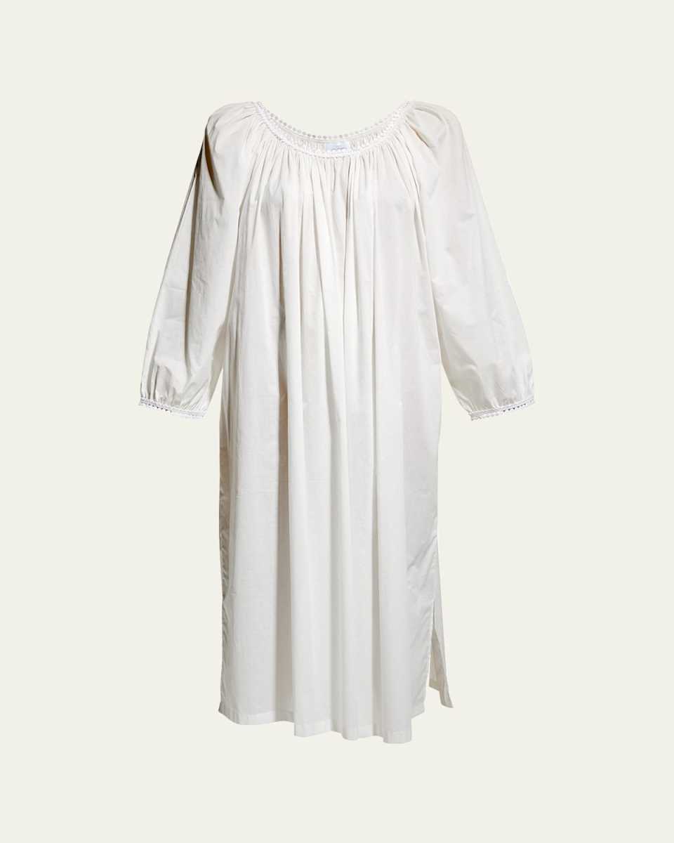 Thilda Nightgown with Ball Lace Tri