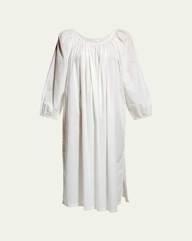 Thilda Nightgown with Ball Lace Tri