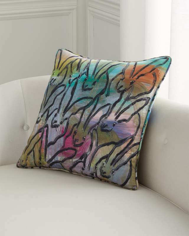 Lucky Bunny Cotton Pillow