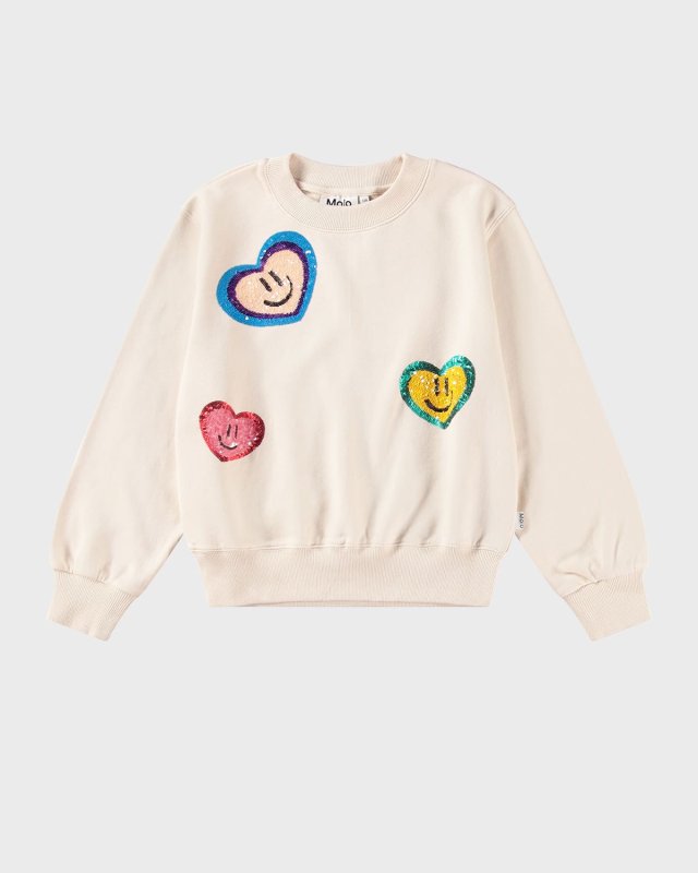 Girl's Marge Sequin Sweatshirt, Size 3-7