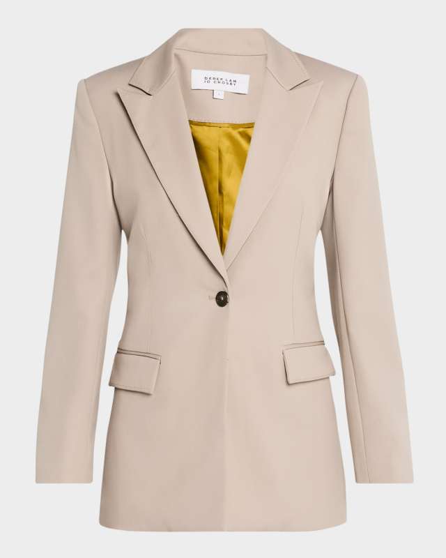 Nico Single-Breasted Longline Blazer