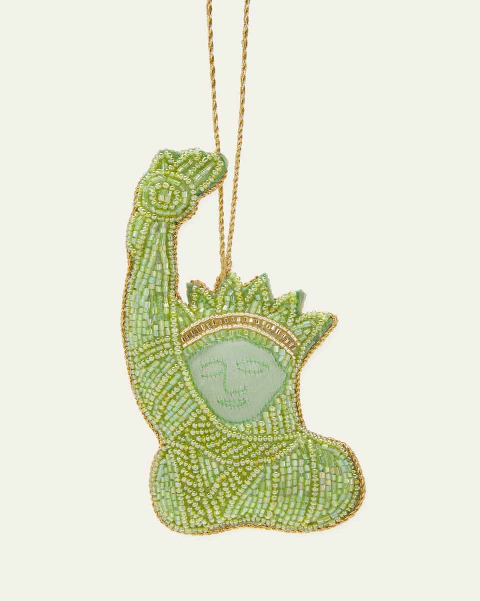 Statue of Liberty Beaded Christmas Ornament