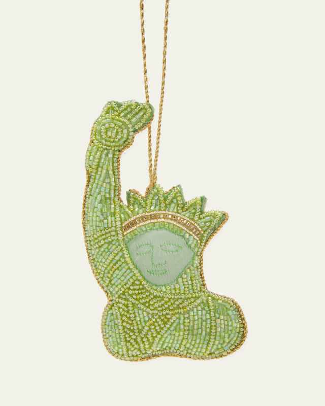 Statue of Liberty Beaded Christmas Ornament