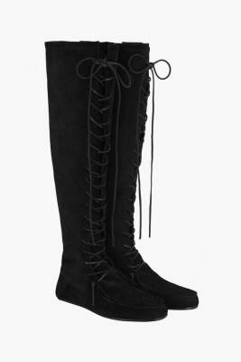 ZARA TALL LEATHER BOOTS X STEFANO PILATI