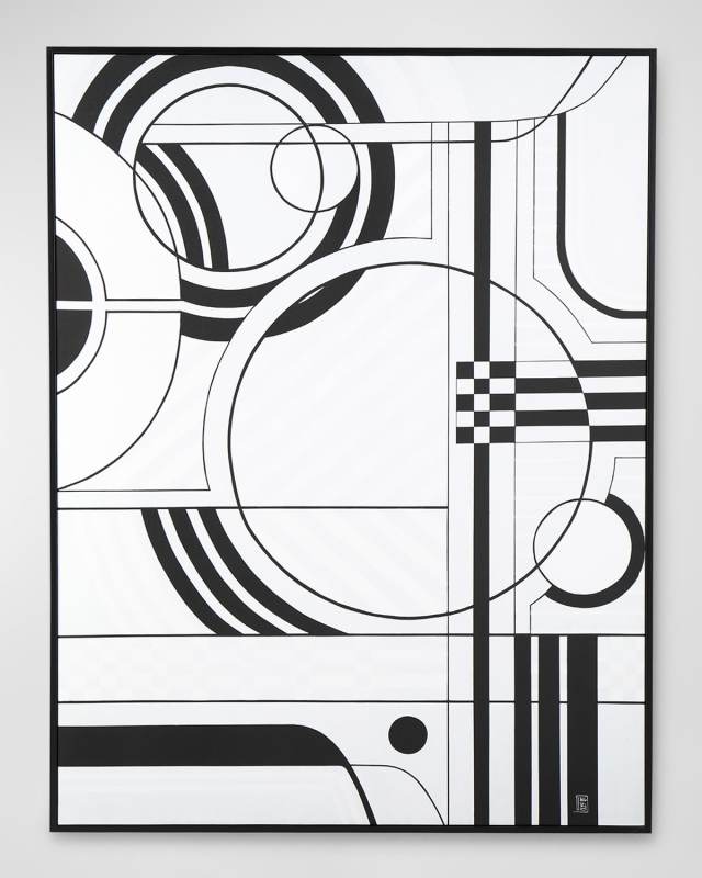 "Punctual Rhythm II" Framed Giclee by Ingrid Horner