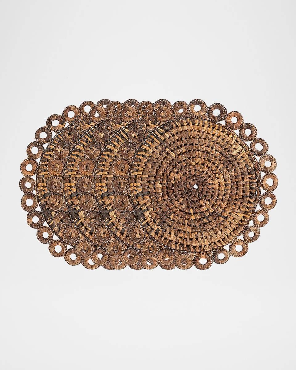 Rustic Ring Natural Placemats, Set of 4