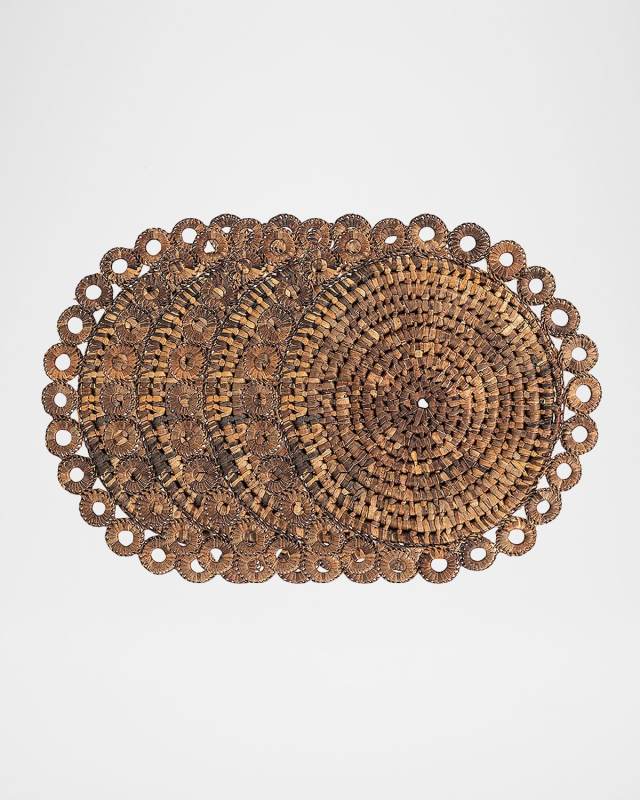 Rustic Ring Natural Placemats, Set of 4