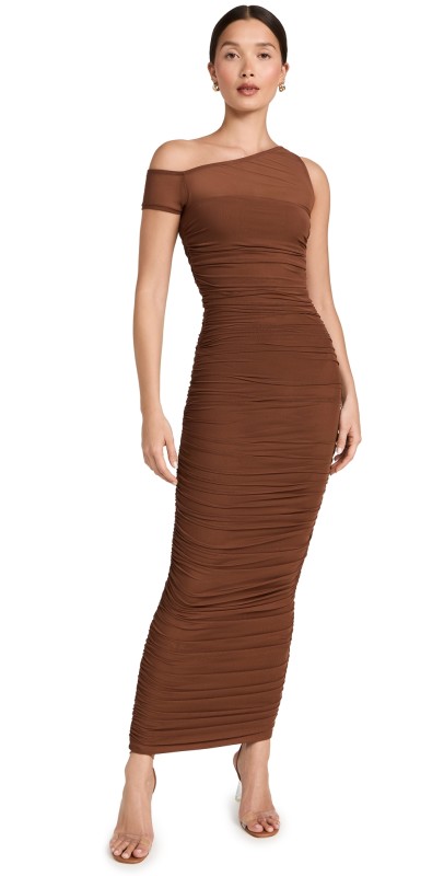 AFRM Biona Dress Dark Clay