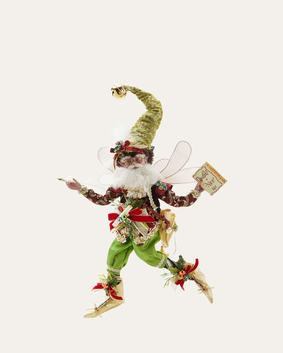 Naughty or Nice Medium Fairy, 17.5"