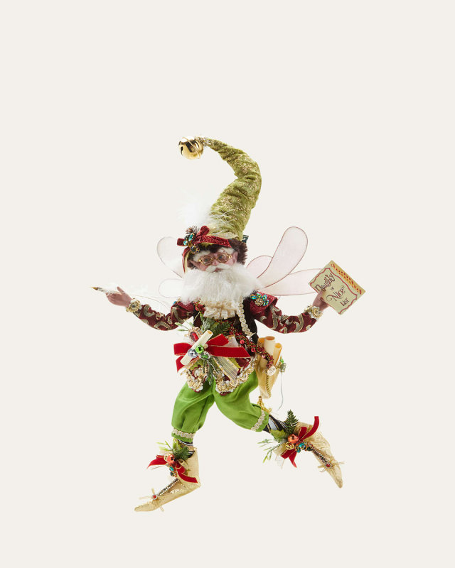 Naughty or Nice Medium Fairy, 17.5"