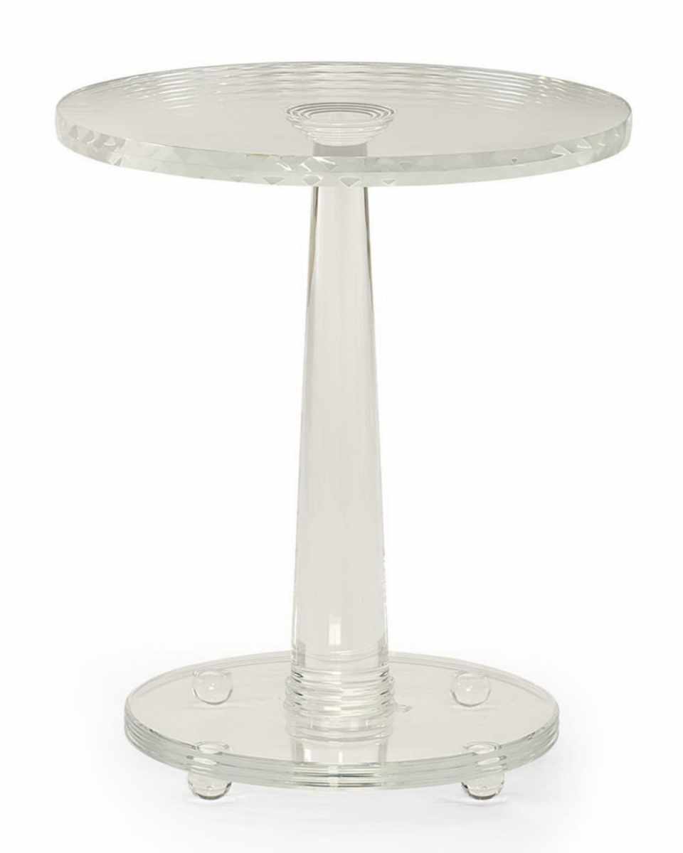 Demetra Glass Side Table