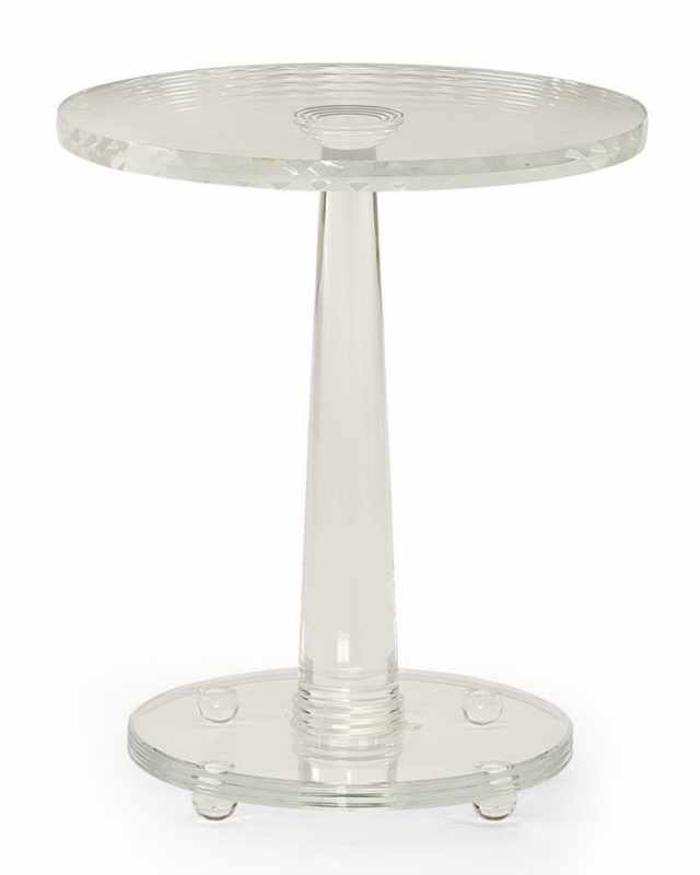 Demetra Glass Side Table