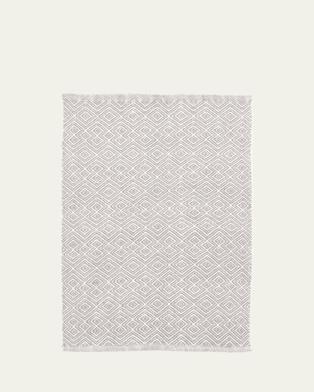 Annabelle Grey Handwoven Indoor/Outdoor Rug, 8' x 10'