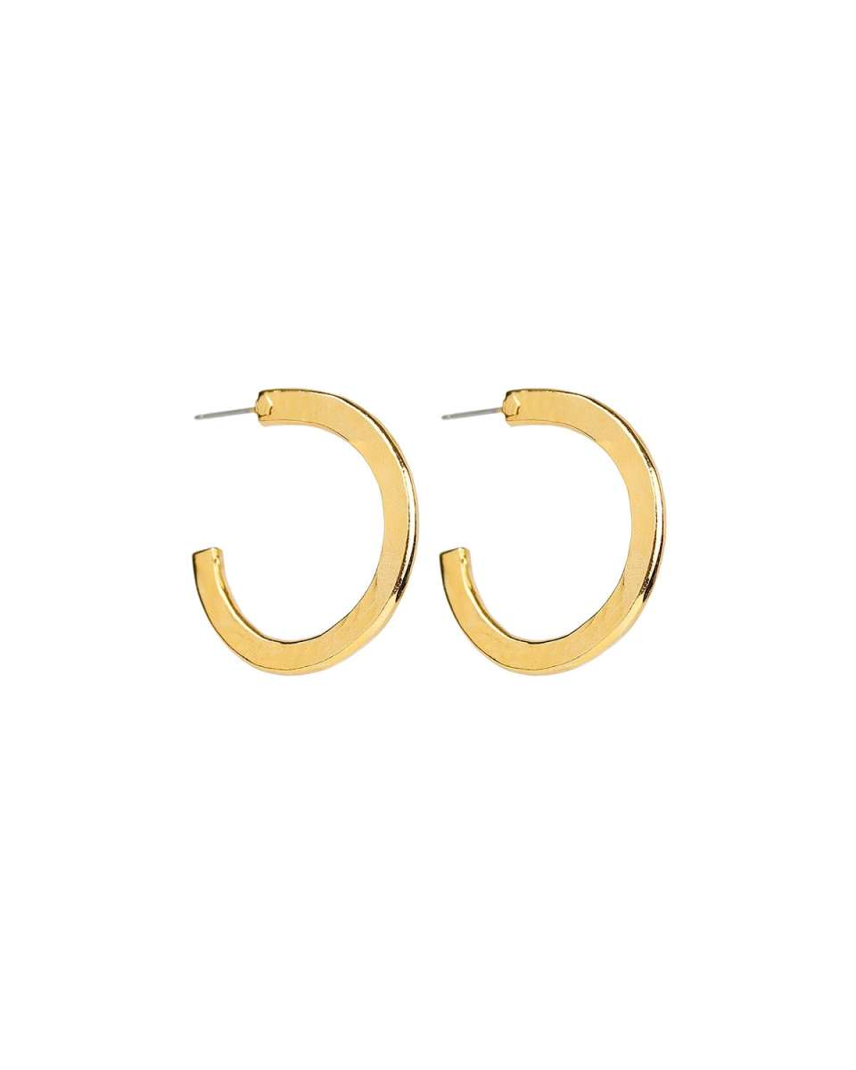 Flat Hoop Earrings