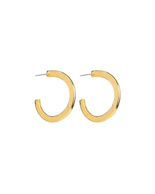 Flat Hoop Earrings