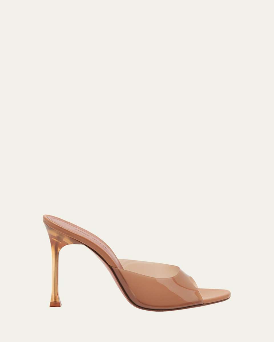 Alexa Clear Stiletto Mule Sandals
