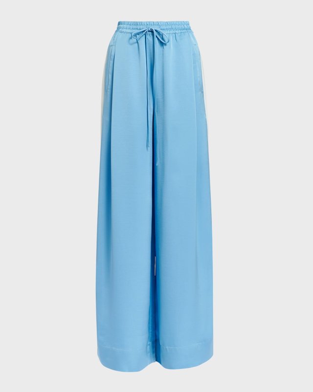 Freedive Satin Drawstring Track Pants