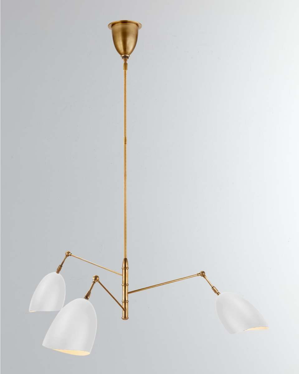 Sommerard Medium Triple Arm Chandelier By AERIN