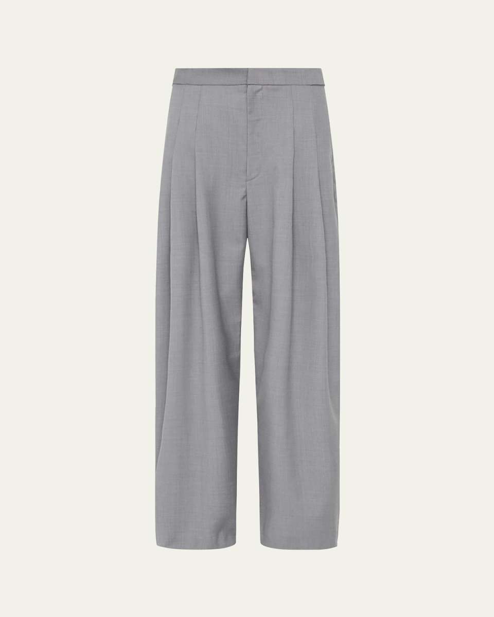 Pleated Adjustable Pants