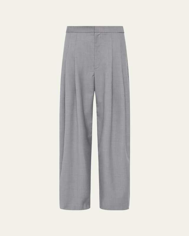 Pleated Adjustable Pants