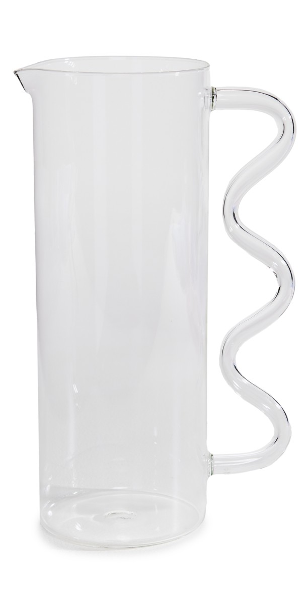 Sophie Lou Jacobsen Wave Pitcher Clear/Clear