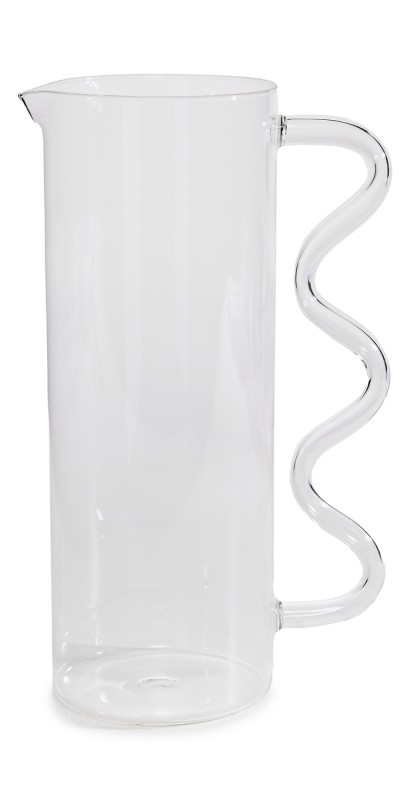 Sophie Lou Jacobsen Wave Pitcher Clear/Clear
