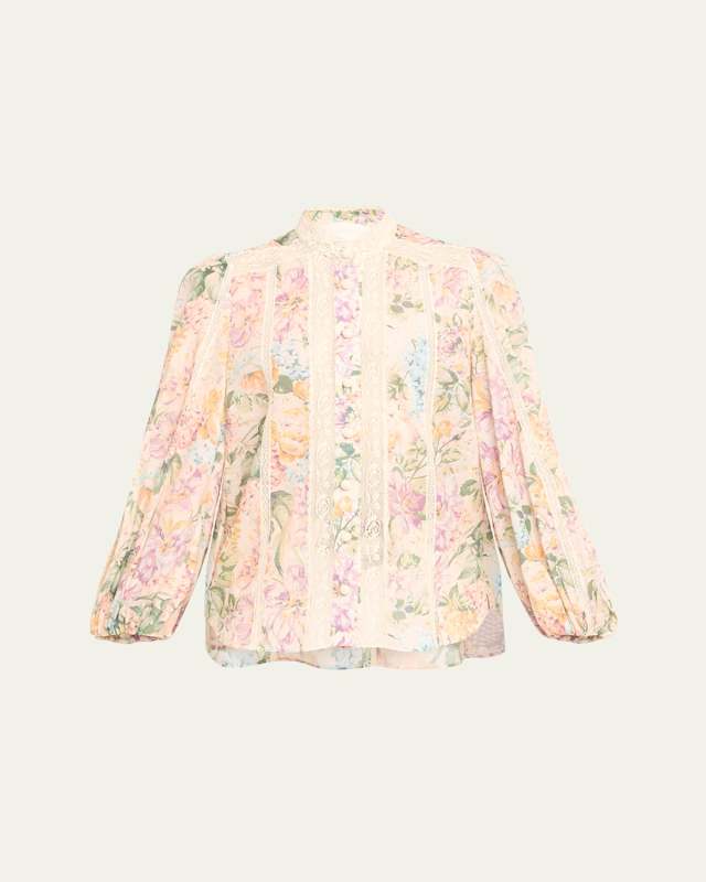 Halliday Lace Trim Shirt