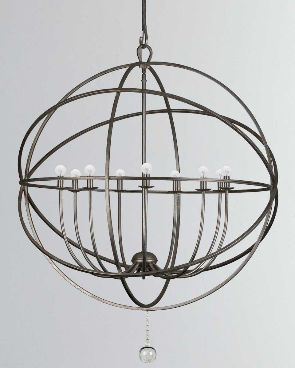 Solaris 9-Light Sphere Chandelier