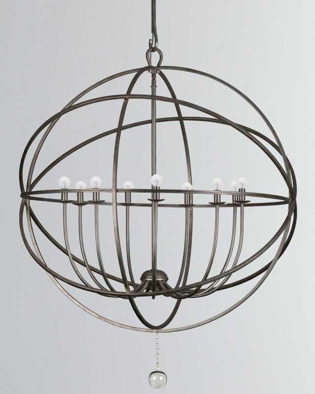 Solaris 9-Light Sphere Chandelier